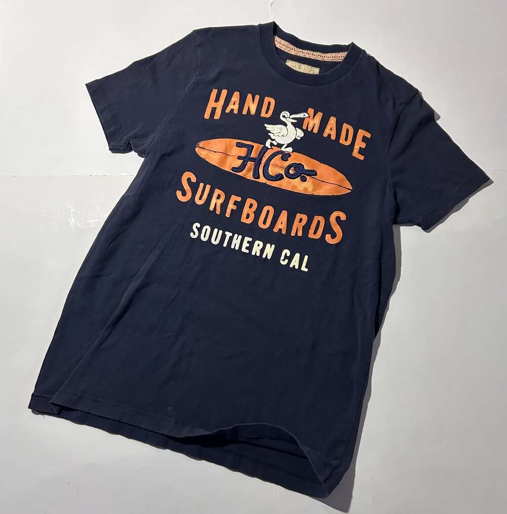 2000s Single Stitch Hollister Surfboards Southern Cal Graphic T-Shirt